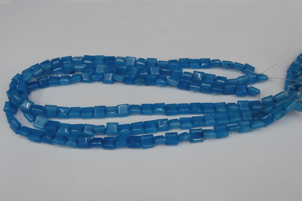 CCN591 15.5 inches 8*8mm square candy jade beads wholesale