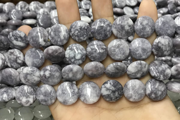 CCN5916 15 inches 15mm flat round candy jade beads Wholesale