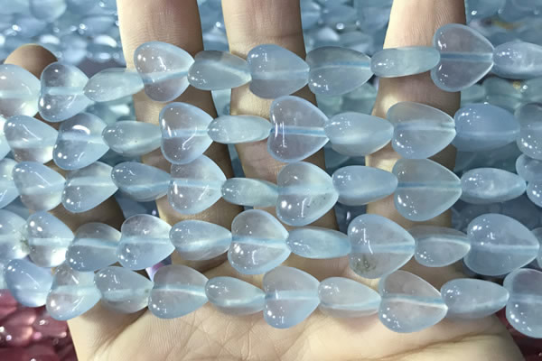 CCN5923 15 inches 12*12mm heart candy jade beads Wholesale