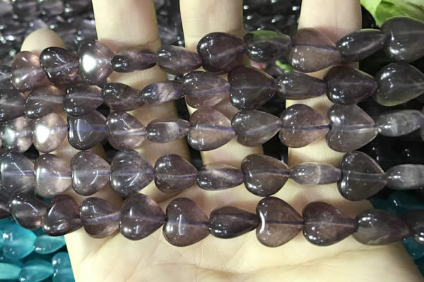 CCN5936 15 inches 12*12mm heart candy jade beads Wholesale