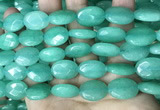 CCN5973 15 inches 13*18mm faceted oval candy jade beads