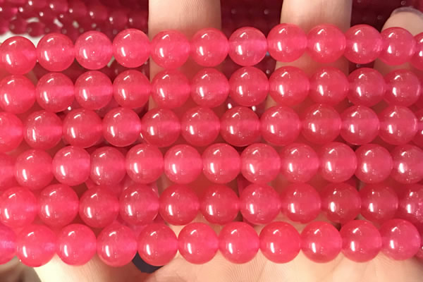 CCN6057 15.5 inches 8mm round candy jade beads Wholesale