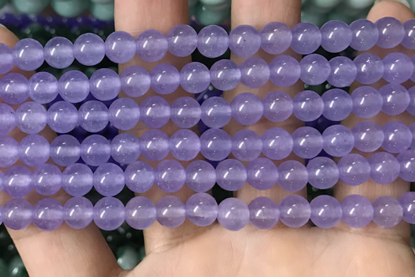 CCN6157 15.5 inches 6mm round candy jade beads Wholesale