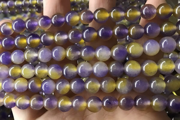 CCN6198 15.5 inches 8mm round candy jade beads Wholesale