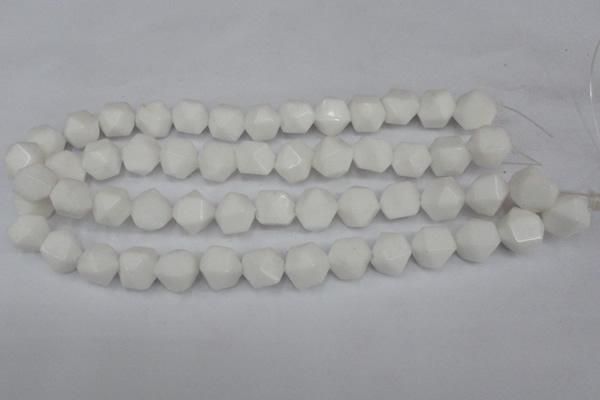 CCN660 15.5 inches 15*15mm faceted nuggets candy jade beads