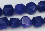 CCN669 15.5 inches 15*15mm faceted nuggets candy jade beads