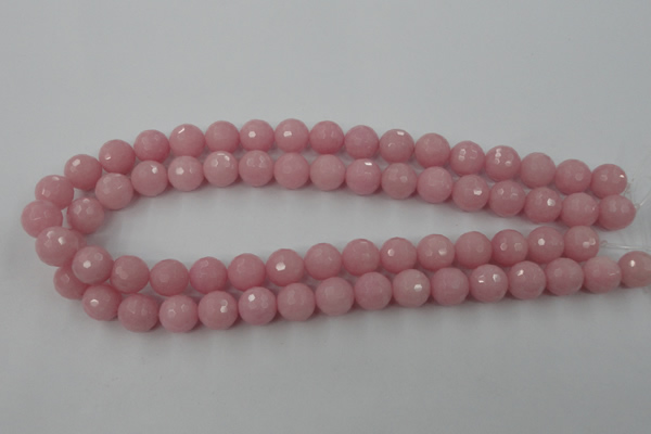 CCN803 15.5 inches 10mm faceted round candy jade beads wholesale