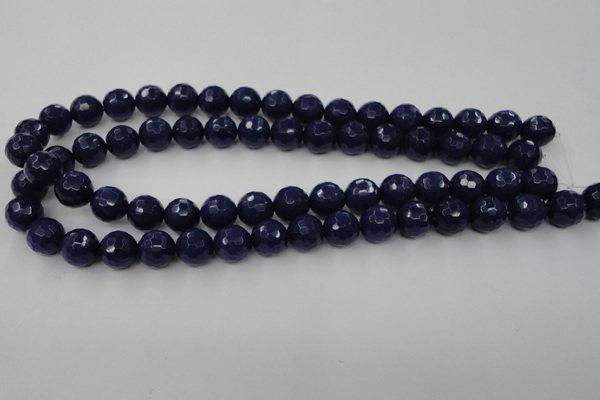 CCN833 15.5 inches 12mm faceted round candy jade beads wholesale