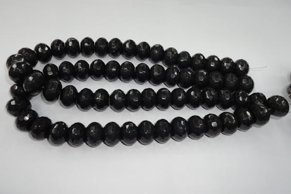 CCN941 15.5 inches 12*16mm faceted rondelle candy jade beads