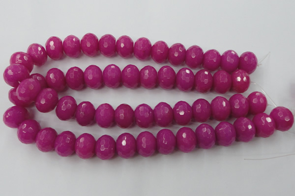 CCN945 15.5 inches 14*18mm faceted rondelle candy jade beads
