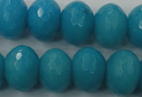 CCN951 15.5 inches 14*18mm faceted rondelle candy jade beads