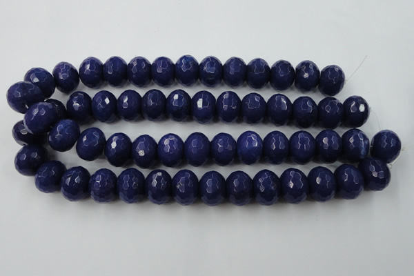 CCN955 15.5 inches 14*18mm faceted rondelle candy jade beads