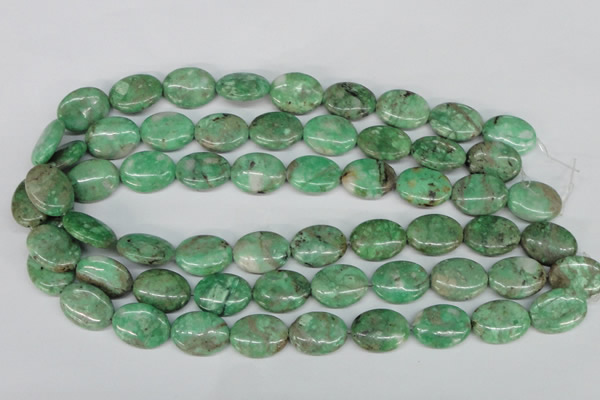 CCO119 15.5 inches 15*20mm oval dyed natural chrysotine beads