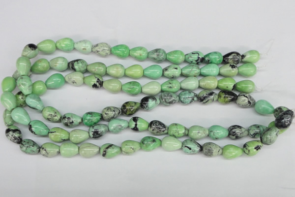 CCO21 15.5 inches 10*14mm teardrop natural chrysotine beads