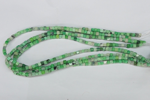 CCO26 15.5 inches 4*4mm cube natural chrysotine beads
