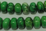 CCO313 15.5 inches 10*14mm rondelle dyed chrysotine beads wholesale