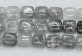 CCQ193 15.5 inches 10*10mm square cloudy quartz beads wholesale