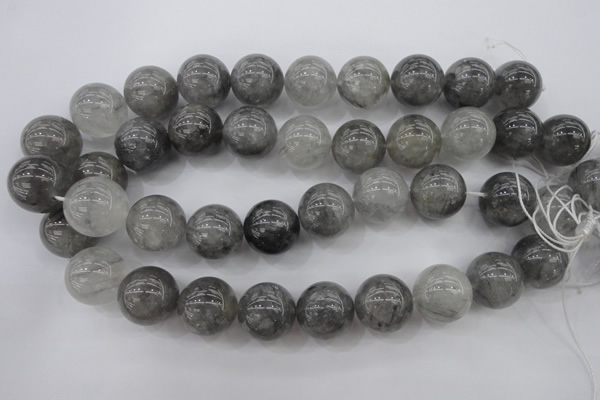CCQ283 15.5 inches 20mm round cloudy quartz beads wholesale