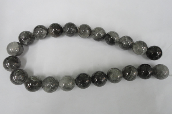 CCQ307 15.5 inches 18mm round cloudy quartz beads wholesale