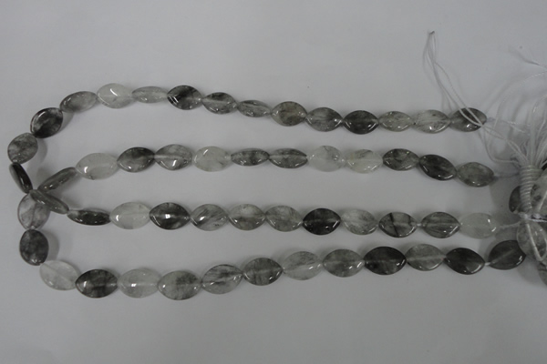 CCQ400 15.5 inches 10*15mm marquise cloudy quartz beads wholesale
