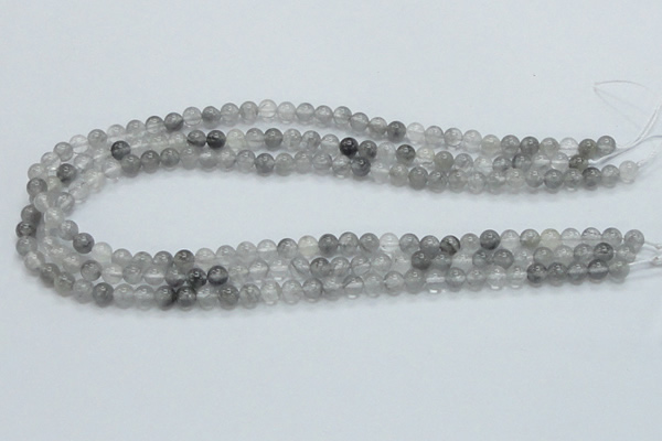 CCQ50 15.5 inches 6mm round cloudy quartz beads wholesale