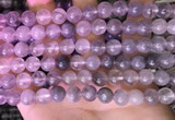 CCQ590 15.5 inches 8mm round cloudy quartz beads wholesale