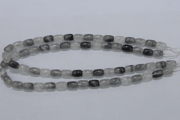 CCQ80 15.5 inches 8*12mm column cloudy quartz beads wholesale