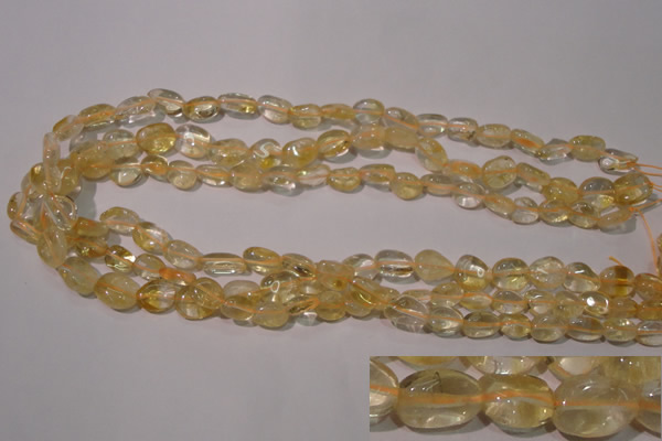 CCR217 15.5 inches 9*12mm nuggets natural citrine gemstone beads