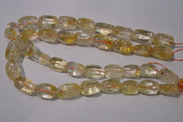 CCR220 15.5 inches 14*23mm nuggets natural citrine gemstone beads