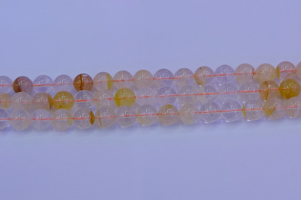 CCR364 15.5 inches 12mm round citrine beads wholesale