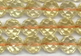 CCR398 15 inches 6mm faceted round citrine beads
