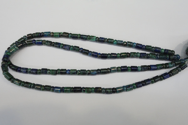 CCS152 15.5 inches 4*6mm rondelle & 6*7mm tube dyed chrysocolla beads