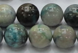 CCS23 15.5 inches 20mm round natural chrysocolla gemstone beads