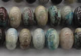 CCS28 15.5 inches 10*16mm rondelle natural chrysocolla gemstone beads