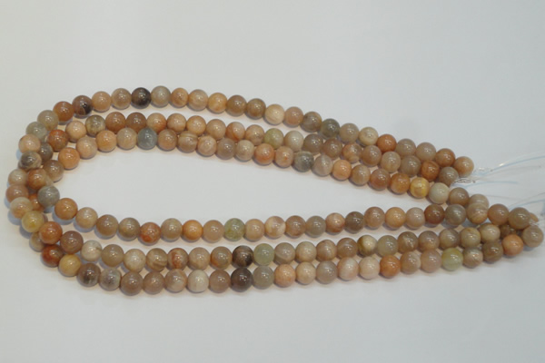 CCS302 15.5 inches 6mm round natural sunstone beads wholesale