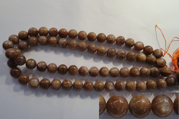 CCS364 15.5 inches 12mm round A grade natural golden sunstone beads
