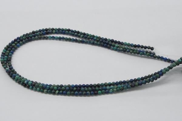 CCS50 16 inches 4mm round dyed chrysocolla gemstone beads wholesale