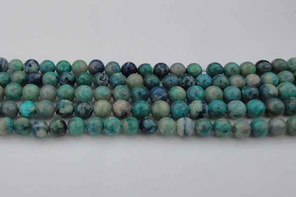 CCS513 15.5 inches 10mm round natural chrysocolla gemstone beads