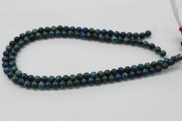 CCS52 16 inches 8mm round dyed chrysocolla gemstone beads wholesale