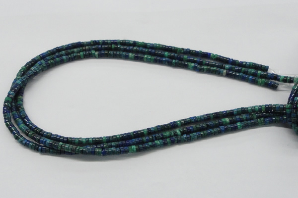 CCS54 16 inches 2*7mm heishi dyed chrysocolla gemstone beads