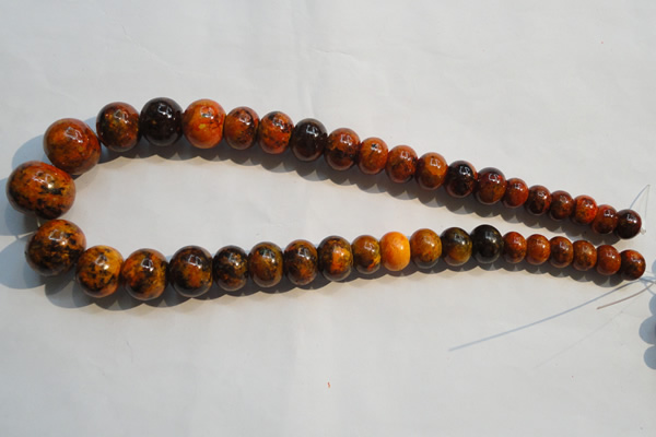 CCS566 15.5 inches 8*10mm - 12*16mm rondelle dyed chrysocolla beads