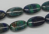 CCS60 16 inches 10*20mm oval dyed chrysocolla gemstone beads