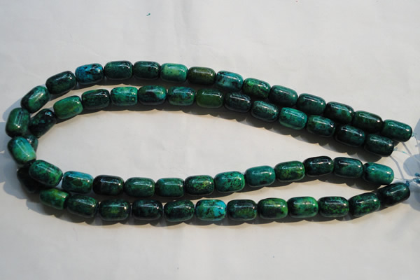 CCS628 15.5 inches 10*14mm drum dyed chrysocolla gemstone beads