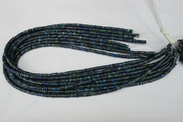 CCS75 15.5 inches 2*4mm heishi dyed chrysocolla gemstone beads