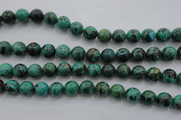 CCS802 15.5 inches 8mm round natural Chinese chrysocolla beads