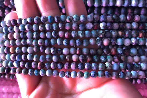 CCS851 15.5 inches 6mm round natural chrysocolla beads wholesale