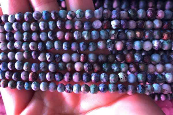 CCS852 15.5 inches 8mm round natural chrysocolla beads wholesale