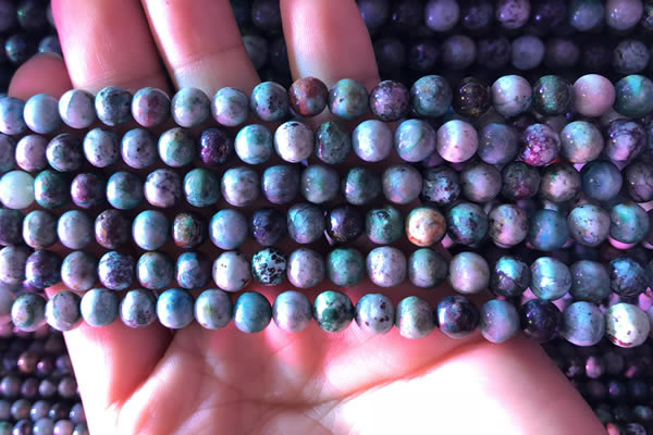 CCS853 15.5 inches 10mm round natural chrysocolla beads wholesale