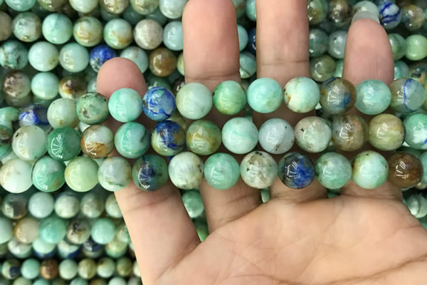 CCS867 15.5 inches 10mm round chrysocolla gemstone beads