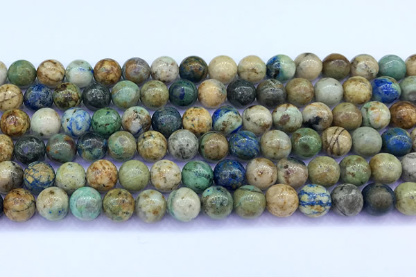 CCS927 15 inches 8mm round chrysocolla beads
